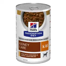 Pets Place Hill's Prescription Diet K/D Kidney Care Blik - Hondenvoer - Kip Groente 354 g aanbieding