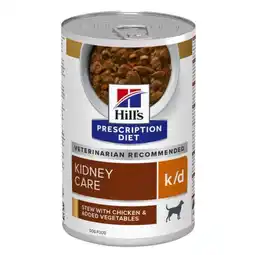 Pets Place Hill's Prescription Diet K/D Kidney Care Blik - Hondenvoer - Kip Groente 354 g aanbieding