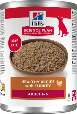 Pets Place Hill's Canine Blik Adult - Hondenvoer - Kalkoen 370 g aanbieding