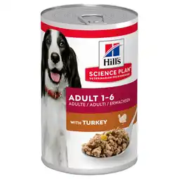 Pets Place Hill's Canine Blik Adult - Hondenvoer - Kalkoen 370 g aanbieding