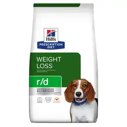 Pets Place Hill's Prescription Diet R/D Weight Reduction Zak - Hondenvoer - Kip 10 kg aanbieding