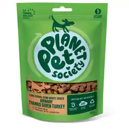 Pets Place Planet Pet Society Dog Functional Thanks Given Urinary - Hondensnacks - Kalkoen 150 g aanbieding