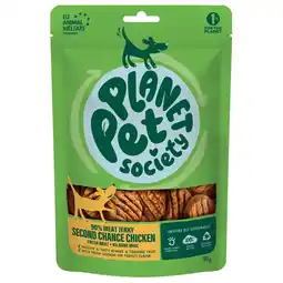 Pets Place Planet Pet Society Dog Jerky Second Change - Hondensnacks - Kip 90 g aanbieding