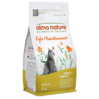 Pets Place Almo Nature Cat Holistic Adult - Kattenvoer - Kalkoen Rijst 400 g Holistic aanbieding
