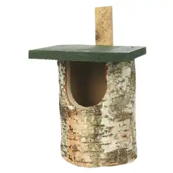 Pets Place Wildbird Vbn Nestkast Berk Halfholen - Broeden - 22x18x30 cm aanbieding