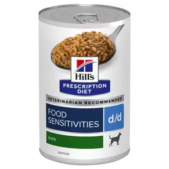 Pets Place Hill's Prescription Diet D/D Food Sensitivities Blik - Hondenvoer - Eend 370 g aanbieding