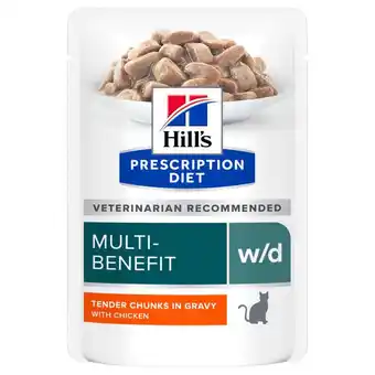 Pets Place Hill's Prescription Diet W/D Digestive/Weight Management Pouch - Kattenvoer - 12x85 g aanbieding