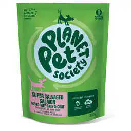 Pets Place Planet Pet Society Dog Pouch Super Salvaged Skin & Coat - Hondenvoer - Zalm 260 g aanbieding