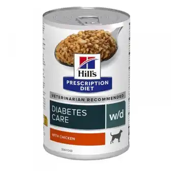 Pets Place Hill's Prescription Diet W/D Digestive/Weight Management - Hondenvoer - Kip 370 g aanbieding