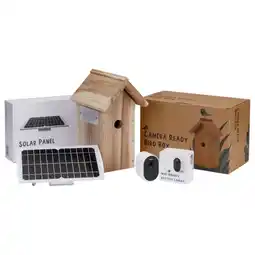 Pets Place Nestera Nestkast Wifi Camera Met Zonnepaneel - Broeden - 22x19x34 cm Donker Hout aanbieding