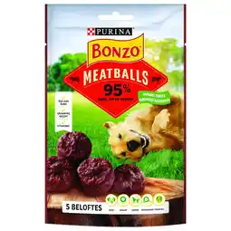 Pets Place Bonzo Meatballs - Hondensnacks - 70 g aanbieding