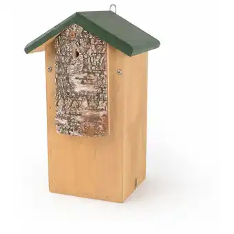 Pets Place Wildbird Nestkast Specht Phoenix - Broeden - 19x17x31.8 cm Bruin Groen aanbieding