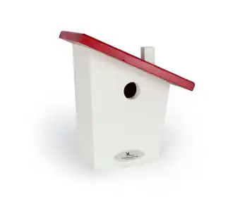 Pets Place Wildbird Nestkast Pamplona - Broeden - 23x16x27 cm Wit Rood Vbn aanbieding