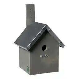 Pets Place Best For Birds Nestkast Pimpelmees - Broeden - 23x13.5x15 cm Grijs aanbieding