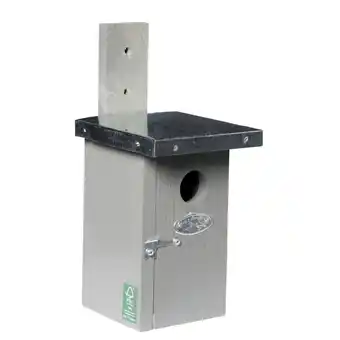 Pets Place Best For Birds Nestkast Winterkoning - Broeden - 13.5x11.5x25 cm Grijs aanbieding
