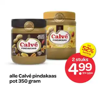 Spar Alle Calvé pindakaas aanbieding