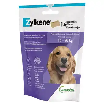 Pets Place Zylkene Chews - Anti stressmiddel - 450 mg 14 tab Voor Grote Honden (15-60 Kg) aanbieding