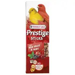 Pets Place Versele-Laga Prestige Sticks Kanaries - Vogelsnack - Fruit Mint 60 g 2 stuks aanbieding