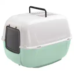 Pets Place Ferplast Kattentoilet Prima - Kattenbak - 52.5x39.5x38 cm Groen aanbieding
