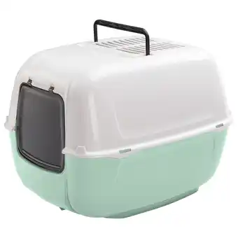 Pets Place Ferplast Kattentoilet Prima - Kattenbak - 52.5x39.5x38 cm Groen aanbieding