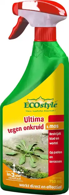 Pets Place Ecostyle Ultima Onkruid & Mos Gebruiksklaar - Onkruidbestrijding - 750 ml aanbieding