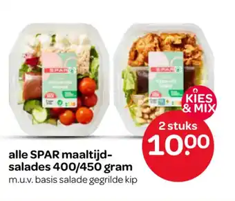 Spar Alle SPAR maaltijd salades aanbieding