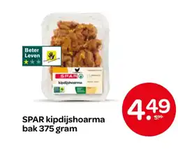 Spar SPAR kipdijshoarma aanbieding