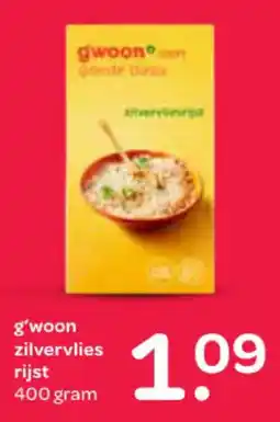 Spar G'woon zilvervlies rijst aanbieding