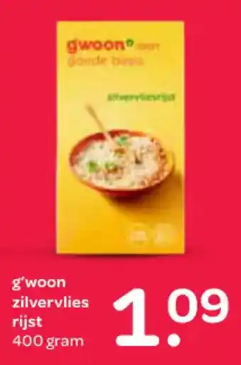 Spar G'woon zilvervlies rijst aanbieding
