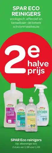Spar SPAR Eco reinigers aanbieding