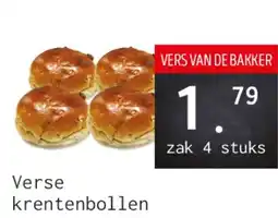 Naanhof Verse krentenbollen aanbieding