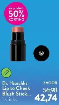 Holland & Barrett Lip to Cheek Blush Stick 01 Apricot - 6.1g aanbieding