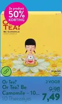 Holland & Barrett Or Tea? Be Camomile – 10 zakjes aanbieding
