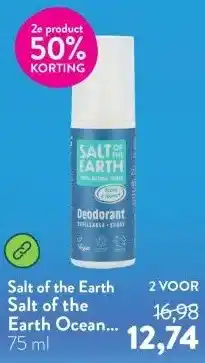 Holland & Barrett Salt of the Earth Ocean Coconut Natural Deodorant Spray aanbieding