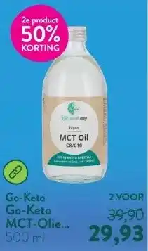 Holland & Barrett Go-Keto MCT-Olie C8/C10 – 500 ml aanbieding
