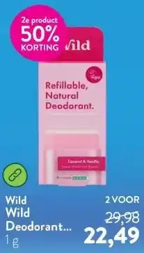 Holland & Barrett Wild Deodorant Coconut & Vanilla aanbieding
