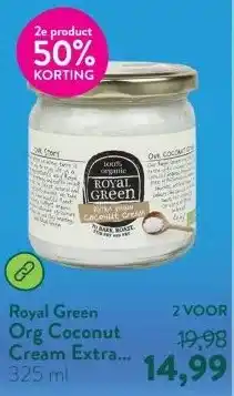 Holland & Barrett Org Coconut Cream Extra Virgin - 325ml aanbieding