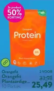 Holland & Barrett Orangefit Plantaardige Proteïne Vanillesmaak – 260g aanbieding