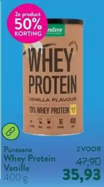 Holland & Barrett Whey Protein Vanille aanbieding