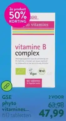 Holland & Barrett phyto vitamines Vitamine B Complex (60 tabletten) aanbieding