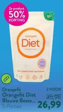 Holland & Barrett Orangefit Diet Blauwe Bessen – 325g aanbieding