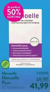 Holland & Barrett Menoelle Puur aanbieding
