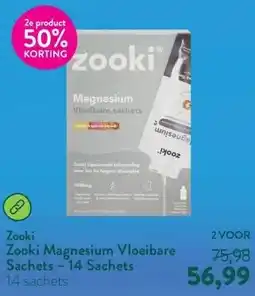 Holland & Barrett Zooki Magnesium Vloeibare Sachets – 14 Sachets aanbieding