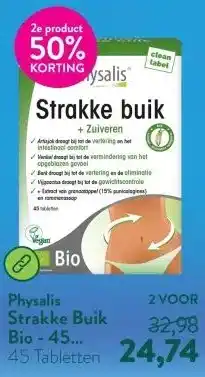 Holland & Barrett Strakke Buik Bio - 45 tabletten aanbieding