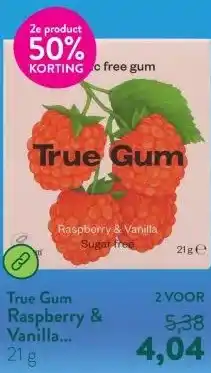 Holland & Barrett Raspberry & Vanilla Kauwgom aanbieding