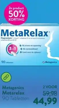 Holland & Barrett Metarelax aanbieding