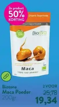 Holland & Barrett Maca Poeder aanbieding