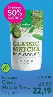 Holland & Barrett Classic Matcha Raw Powder aanbieding