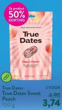Holland & Barrett True Dates Sweet Peach aanbieding