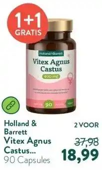 Holland & Barrett Vitex Agnus Castus 400mg aanbieding